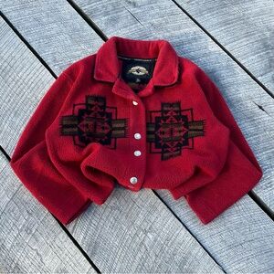 Vintage Aztec Fleece Cardigan
